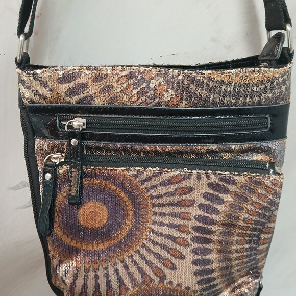 ALBA Sequin Leopard Crossbody - Picture 12 of 12